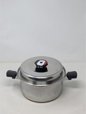 Cordon Bleu 6.5 Qt Stockpot 7-Ply Surgical T304 Stainless Dutch Oven Fry Pan Lid